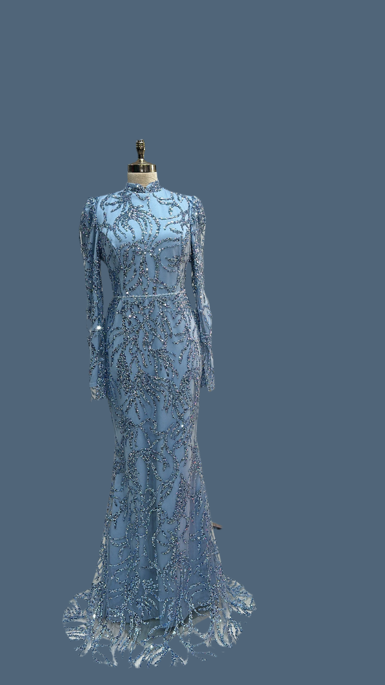 The Seyhan blue dress