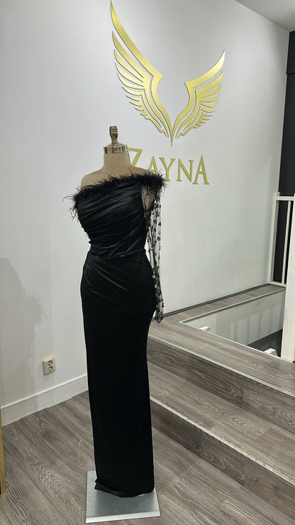 The Monica black dress