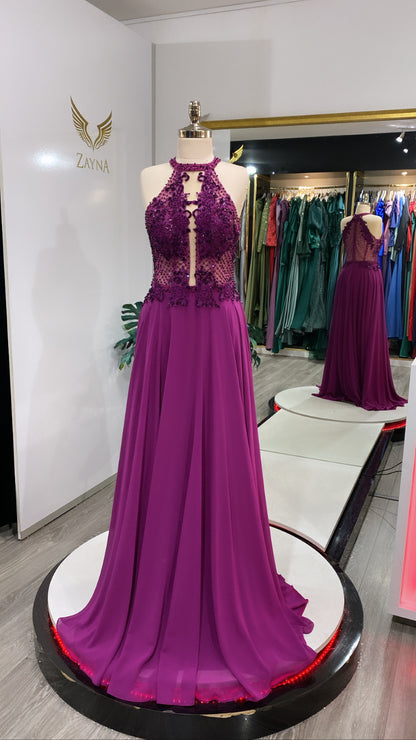 Edited dark purple dress  Size 42