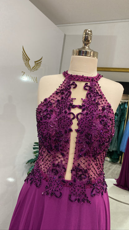 Edited dark purple dress  Size 42